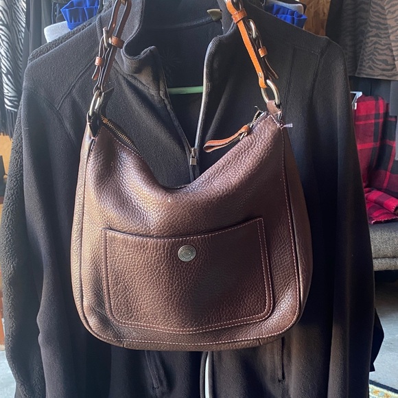 Coach Rich Brown Leather Hobo Bag - Picture 1 of 9